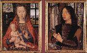 Hans Memling Diptych of Maarten Nieuwenhove oil painting reproduction